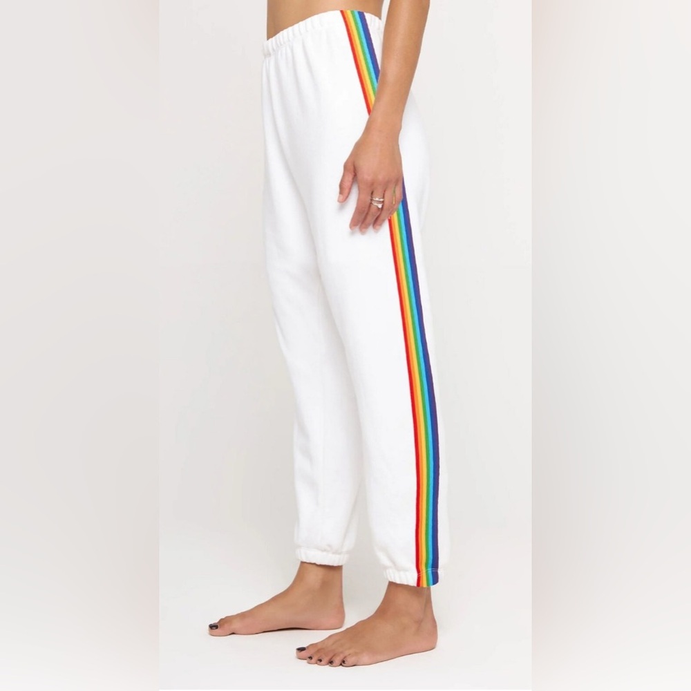 Spiritual Gangster rainbow Luna sweatpants NWT